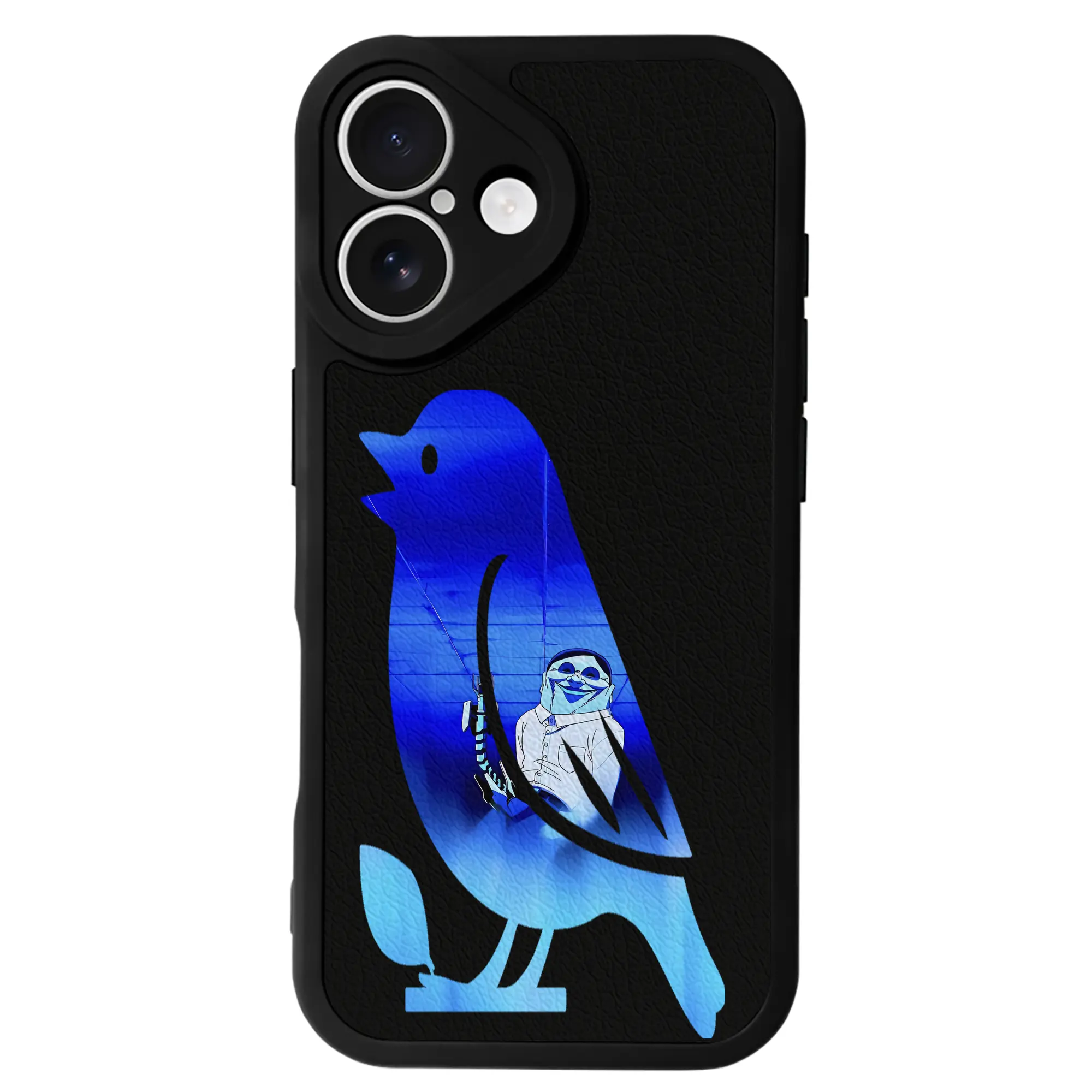 ダンダダン グッズ,セルポ星人 - IPhone 16シリーズ対応 ・ シリコンスマホケース ・ レザー調 ・ 高精度フィット ・ 耐衝撃 ・ ワイヤレス充電対応 ・ 精密カット